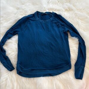 Athletes Women's Peacock Blue Long Sleeve Top